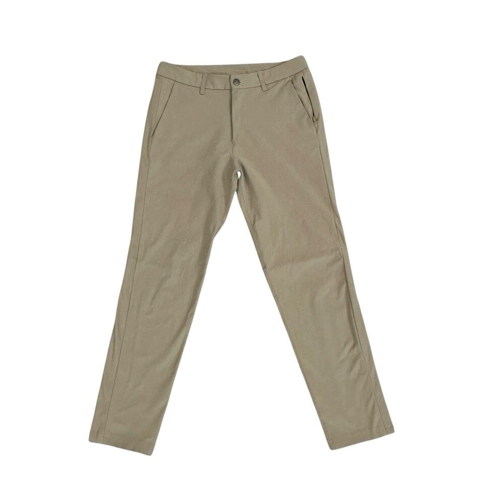 Lululemon Commission Pant Slim Warpstreme Beige M5439SZ Men's Size 30 X 28.5